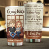 Husband To Wife - I'll Love You Until I Die - Gift For Couples, Husband Wife, Personalized Tumbler