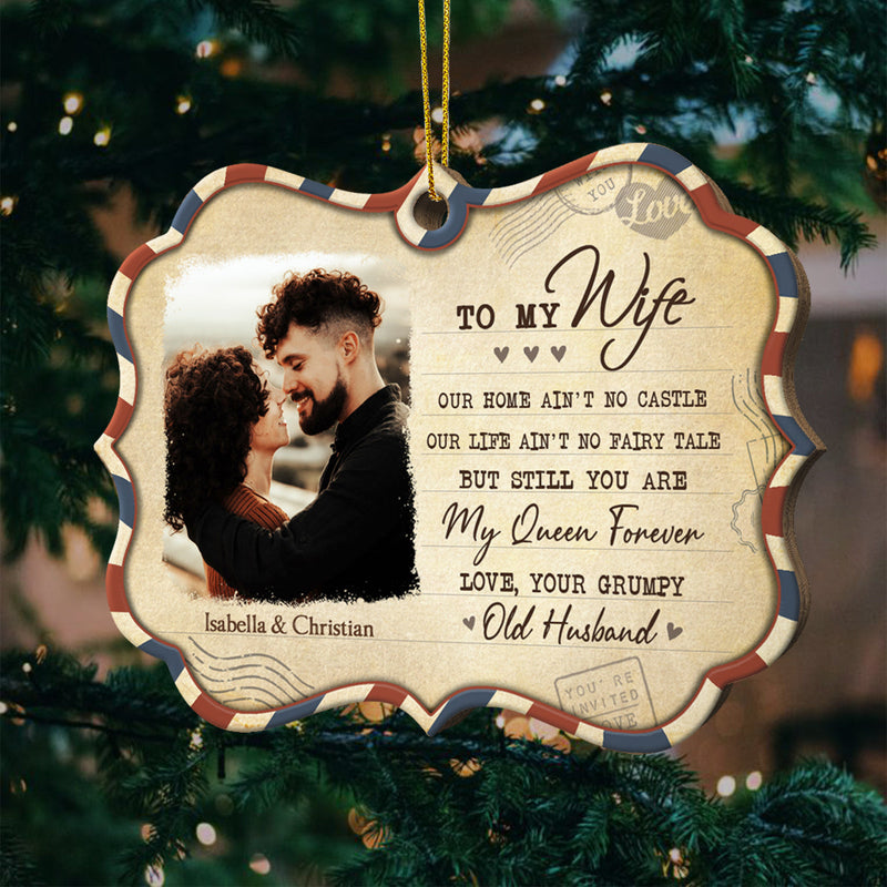 What Will Matter Is That I Had You And You Had Me - Upload Image, Gift For Couples - Personalized Custom Benelux Shaped Wood Christmas Ornament