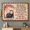 I Had You And You Had Me - Gift For Couples, Personalized Horizontal Poster