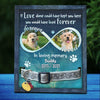You Are Forever Loved - Memorial Personalized Custom Pet Loss Sign, Collar Frame - Upload Image, Sympathy Gift, Gift For Pet Owners, Pet Lovers