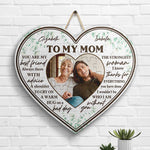 You're The Strongest Woman I Know - Upload Image, Gift For Mom, Personalized Shaped Wood Sign