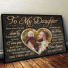You're So Special To Me - Upload Image, Gift For Daughter - Personalized Horizontal Poster