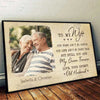 You're My Queen Forever - Upload Image, Gift For Couples - Personalized Horizontal Poster