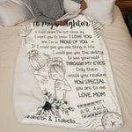 I'm So Proud Of You - Mom To Daughter, Personalized Blanket