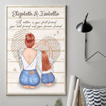 A Mother Is Your Forever Friend - Mom To Daughter, Personalized Vertical Poster