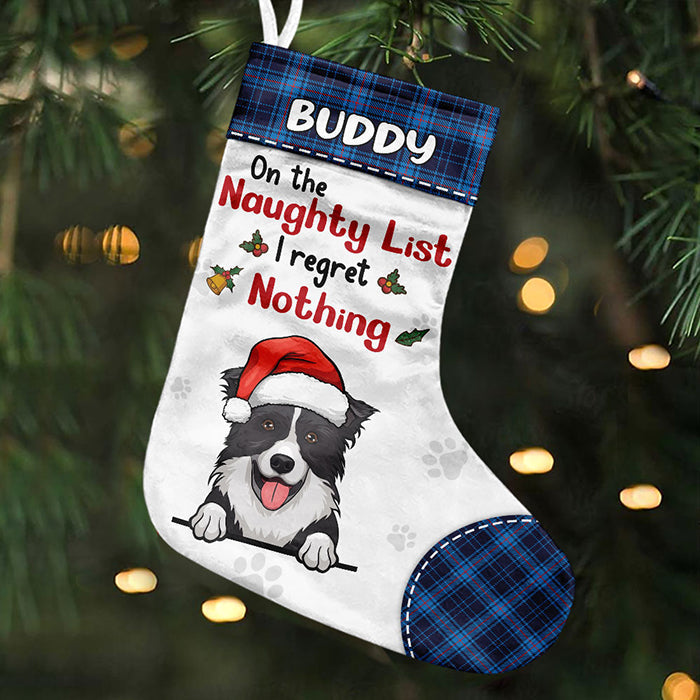 Dear Santa I've Been A Very Good Pet - Christmas Dogs & Smiling Cats - Personalized Christmas Stocking