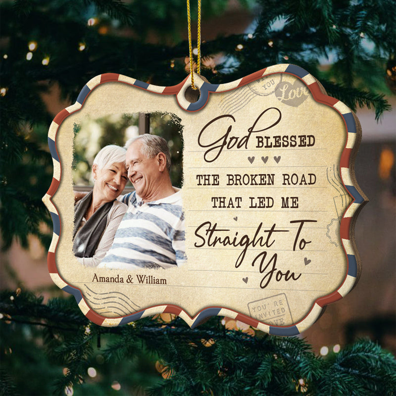 What Will Matter Is That I Had You And You Had Me - Upload Image, Gift For Couples - Personalized Custom Benelux Shaped Wood Christmas Ornament