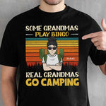 Custom Name Camping Grandma Gifts - Personalized Apparel