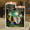Your Loss Made Me Breathless - Personalized Candle Holder - Memorial Gift, Sympathy Gift