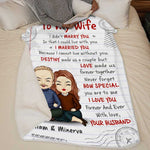Destiny Made Us A Couple - Gift For Couples, Personalized Blanket
