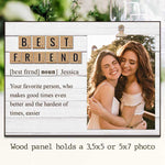 You Know I'm Completely Insane But Love Me Anyway - Gift For Besties, Personalized Photo Frame