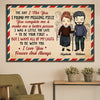 You Make Me A Better Person - Gift For Couples, Personalized Horizontal Poster