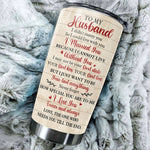 Wife To Husband - I Cannot Live Without You - Gift For Couples, Husband Wife, Personalized Tumbler