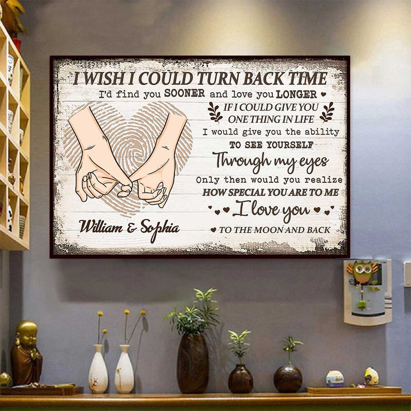 I Would Give You The Ability To See Yourself Through My Eyes - Personalized Horizontal Poster