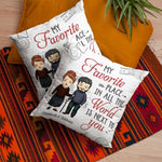 My Favorite Place Is Next To You - Gift For Couples, Personalized Pillow (Insert Included)