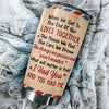 The Things We Possessed Won’t Matter - Gift For Couples, Personalized Tumbler