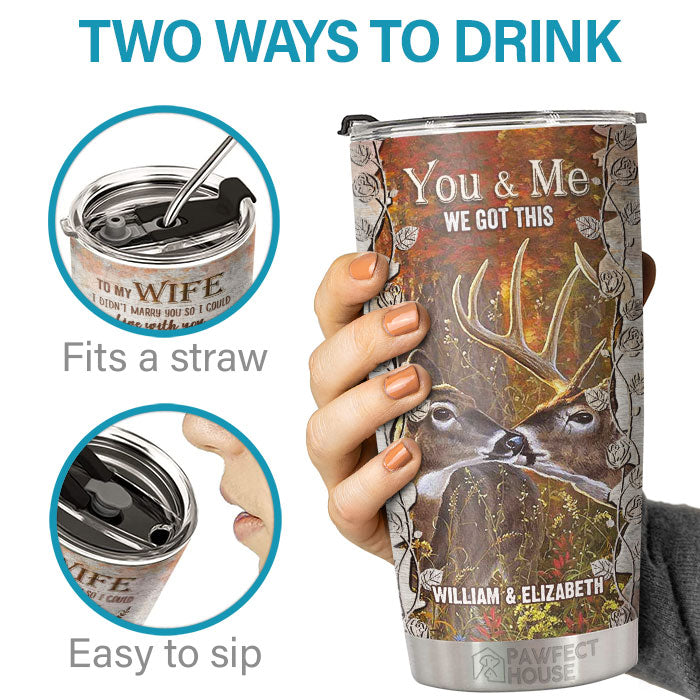 Never Forget How Special You Are To Me - Personalized Tumbler - To My Wife, Gift For Wife, Anniversary, Engagement, Wedding, Marriage Gift