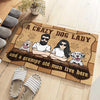 A Crazy Dog Lady, A Grumpy Old Man - Personalized Decorative Mat - Gift For Pet Lovers