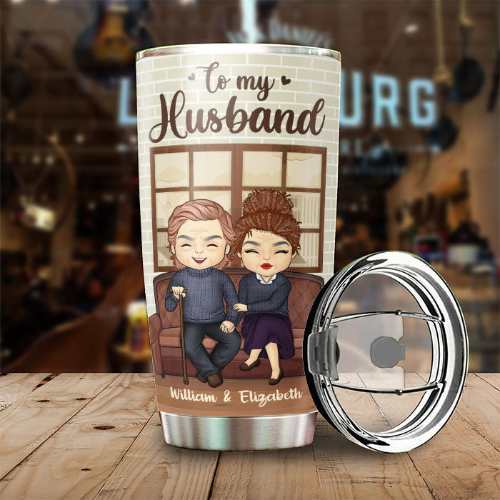 Wife To Husband -  I'll Love You Until I Die - Gift For Couples, Husband Wife, Personalized Tumbler