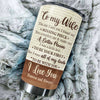 Husband To Wife - I Want All Of My Lasts To Be With You - Gift For Couples, Husband Wife, Personalized Tumbler
