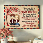 I Had You And You Had Me - Gift For Couples, Personalized Horizontal Poster