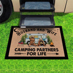 Husband & Wife Bear Style - Personalized Decorative Mat