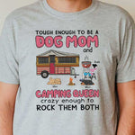 Custom Name Dog Mom Camping Queen Gifts for Women - Personalized Apparel