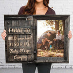 Custom Photo Camping Couple Gifts - Personalized Canvas