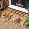 Grandchildren Spoiled Here On Halloween - Personalized Decorative Mat