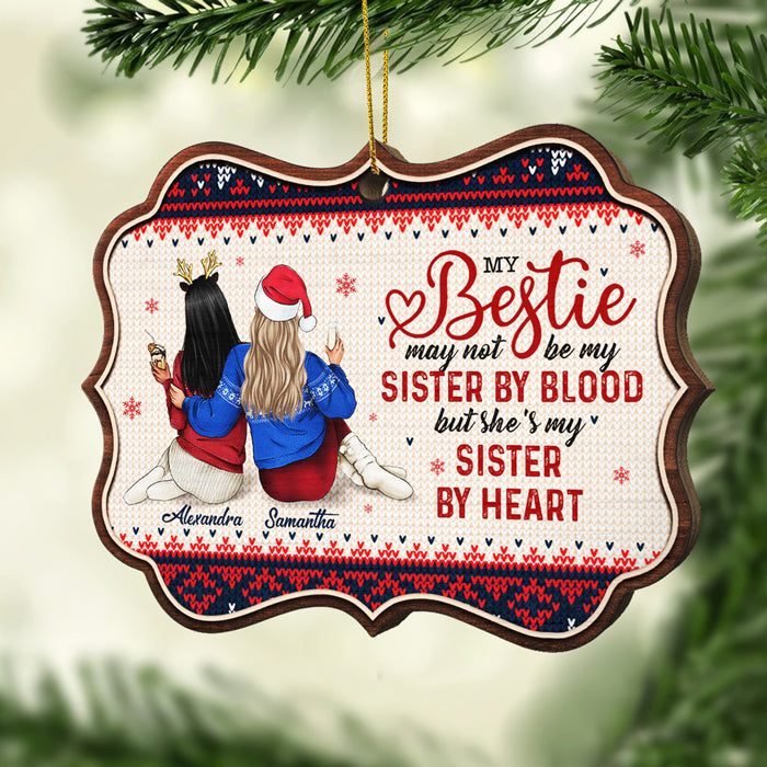Distance Means So Little When Someone Means So Much - Personalized Custom Benelux Shaped Wood Christmas Ornament