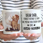 Custom Pet Photo Father's Day Gifts for Dog Dads - Personalized Mugs