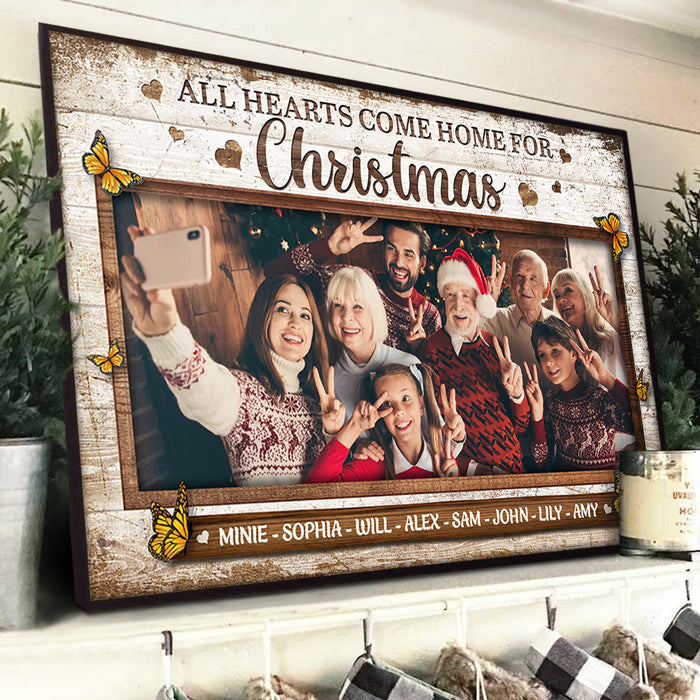 Together We Make A Family - Upload Image, Personalized Horizontal Poster