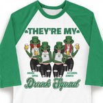 My Bestie Is My Drunker Half - Gift For Besties, Personalized St. Patrick's Day Unisex Raglan Shirt