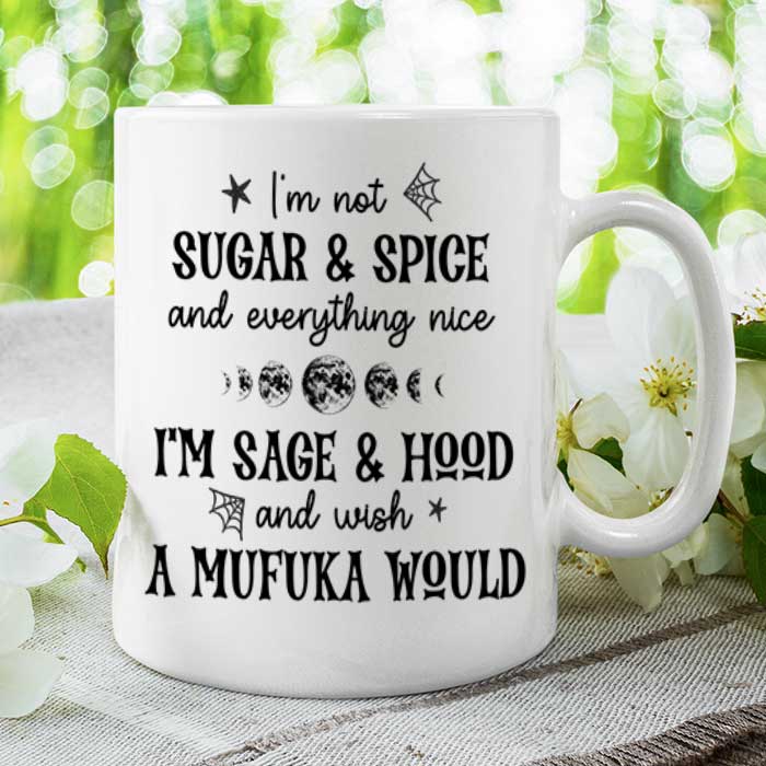 Happy Halloween - I'm Not Sugar And Spice - Personalized Mug, Halloween Ideas.