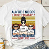 Auntie & Niece - Personalized Unisex T-Shirt