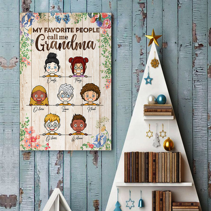 My Favorite People - Personalized Vertical Poster