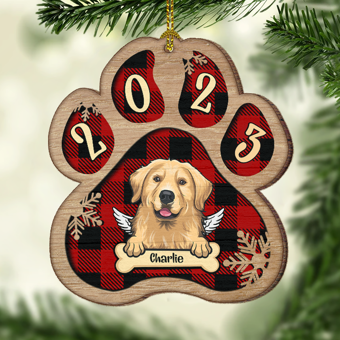 Personalized Pet Christmas Ornament, Custom Dog Ornament, Dog Photo Gi