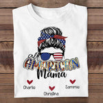All American Mom - Gift For 4th Of July - Personalized Unisex T-Shirt