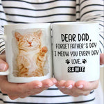 Custom Pet Photo Father's Day Gifts for Dog Dads - Personalized Mugs