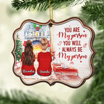 You Will Always Be My Person - Personalized Custom Benelux Shaped Wood Christmas Ornament