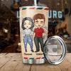 The Day I Met You, I Found My Missing Piece - Gift For Couples, Personalized Tumbler