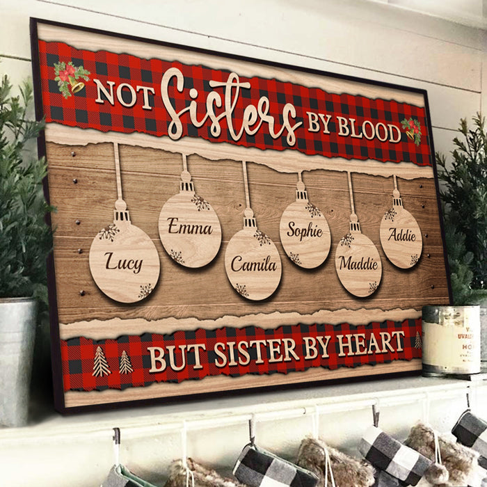 A Sister Is God's Way Of Making Sure We Never Walk Alone - Personalized Horizontal Poster