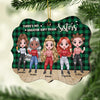 There's No Greater Gift Than Sisters - Personalized Custom Benelux Shaped Wood Christmas Ornament