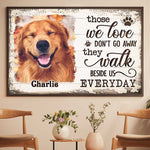 Custom Pet Photo Memorial Gifts for Dog Lovers - Personalized Poster