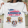Happy Independence Day America - Gift For 4th Of July - Personalized Unisex T-Shirt