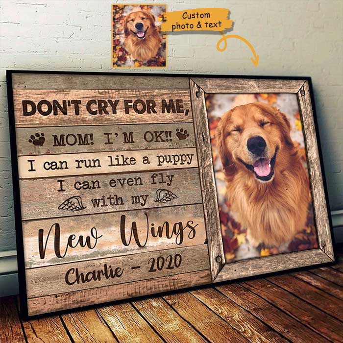 I Can Even Fly With My New Wings - Upload Image, Personalized Horizontal Poster