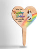 I Wish The Rainbow Bridge Had Visiting Hours - Personalized Custom Acrylic Garden Stake