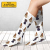 Color Upload Pet Image - Gift For Dog Lovers - Personalized Socks