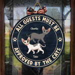 Custom Name Cat Lover Home Decor - Personalized Wood Sign