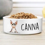 Custom Name Cat Gifts - Personalized Pet Bowl